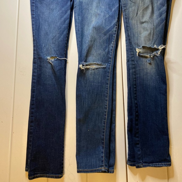 Abercrombie & Fitch, Woman’s Skinny Jeans, 00S, bundle of 3, Distressed - Picture 8 of 16